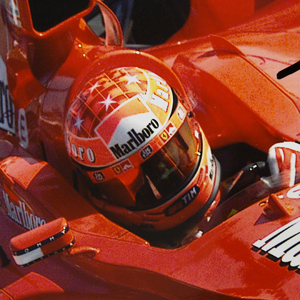 Scuderia Ferrari2000 オリジナルプレスフォト-M.シューマッハ直筆