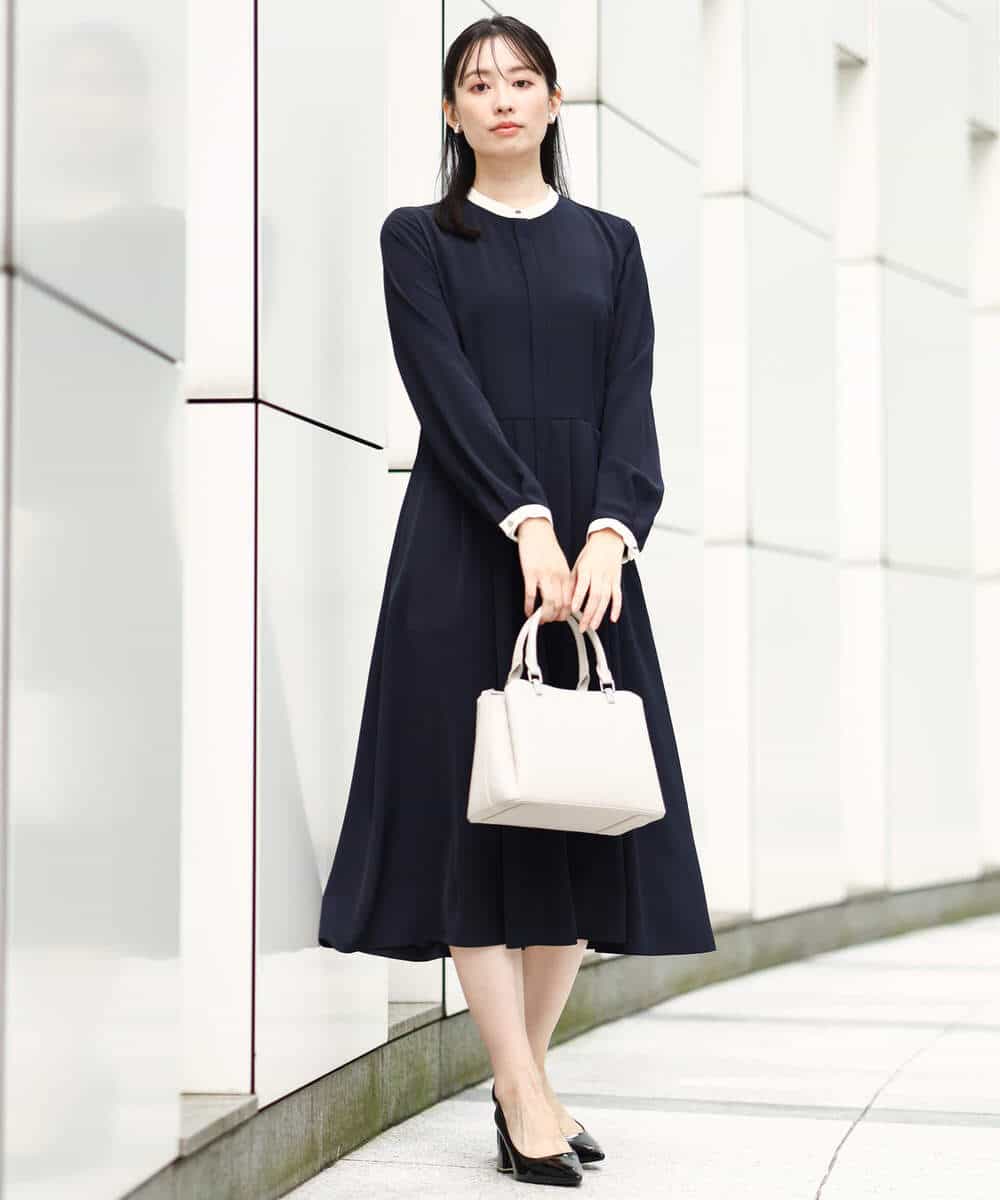 配色デザインワンピース/洗える(ワンピース) | MK MICHEL KLEIN(MK