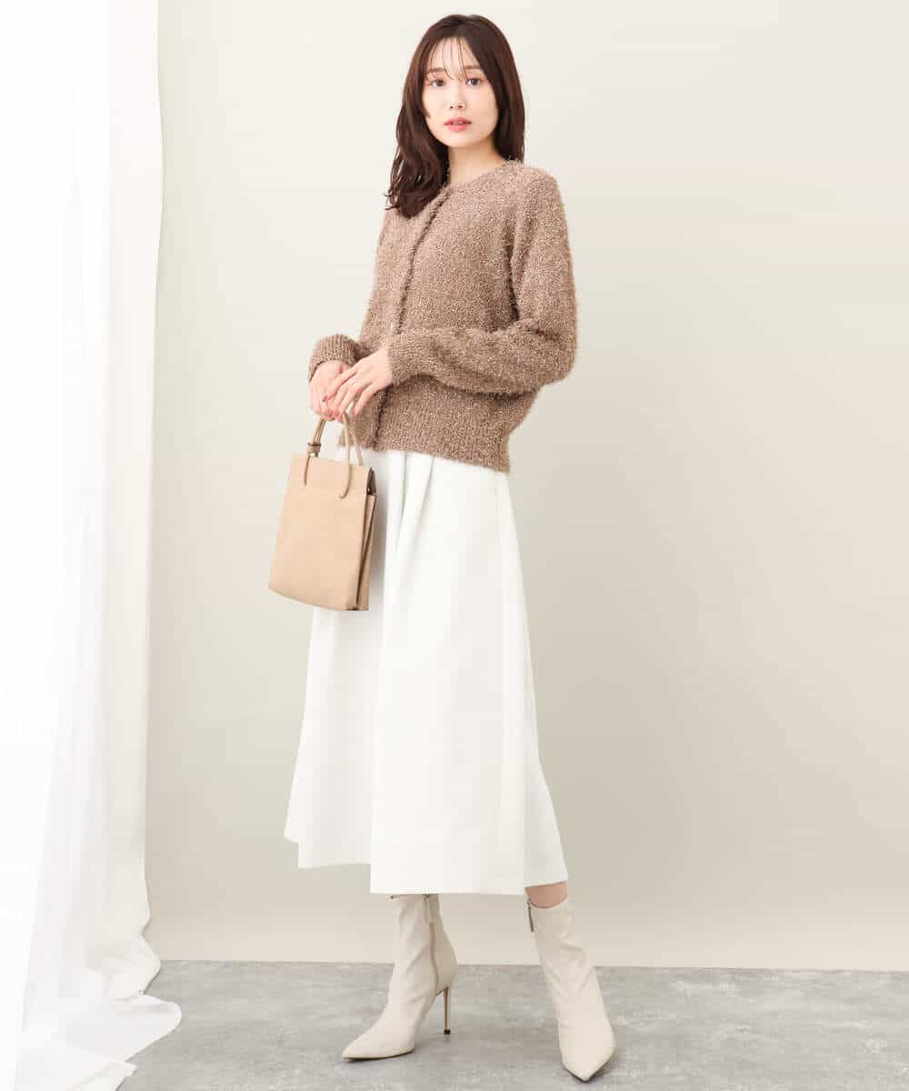 シャギーラメニット/洗える(カーディガン) | MK MICHEL KLEIN(MK