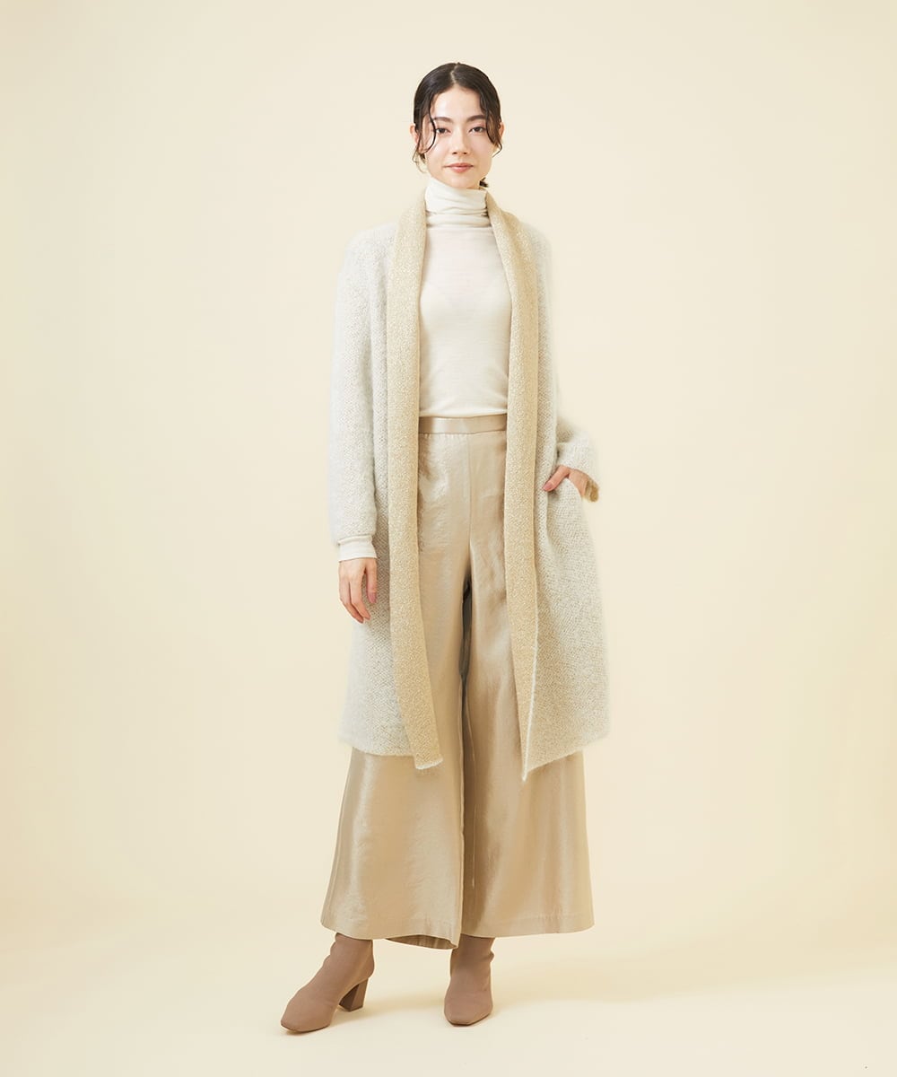 WINTER BLUE】モヘヤラメロングカーディガン(カーディガン) | Sybilla