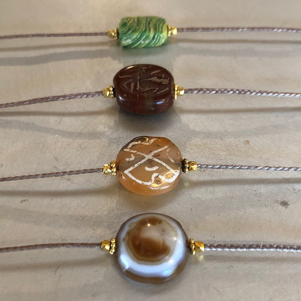 MAKI TEXTILE STUDIO / Early fall 2019 / オカベマサノリ 古代ビーズ