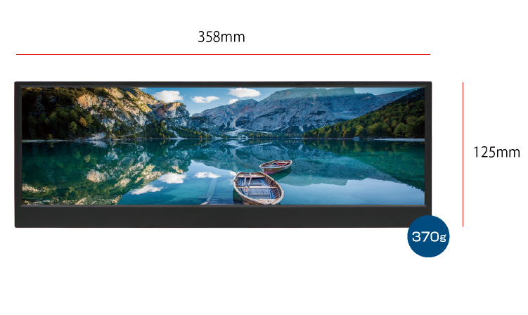 ITPROTECH 14.0型バータイプモニター SCREEN PLUS LCD14HCV-IPSW