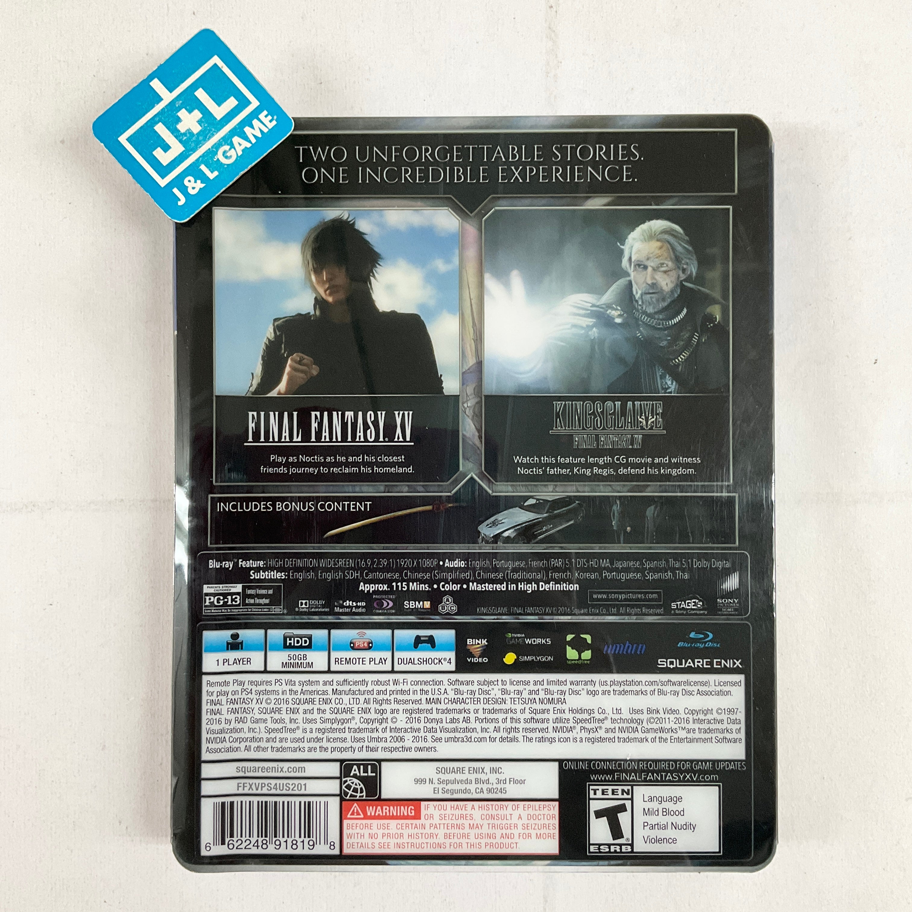 Final Fantasy XV (Deluxe Edition) - (PS4) PlayStation 4 [Pre-Owned