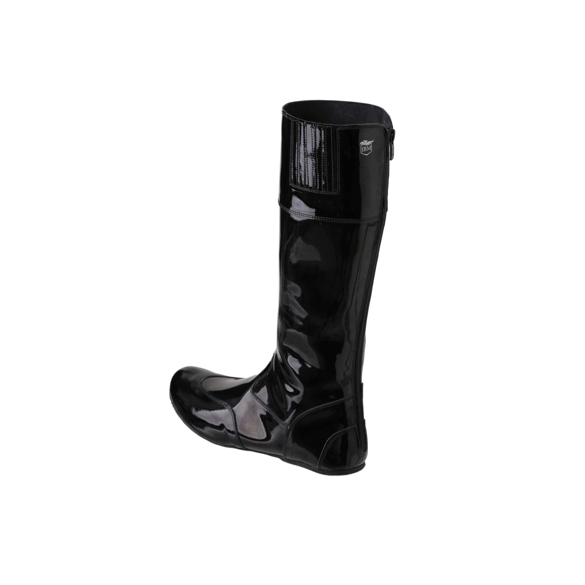 Classic Racing Boots, Black Patent Leather, 380G – Jockey Boot Market