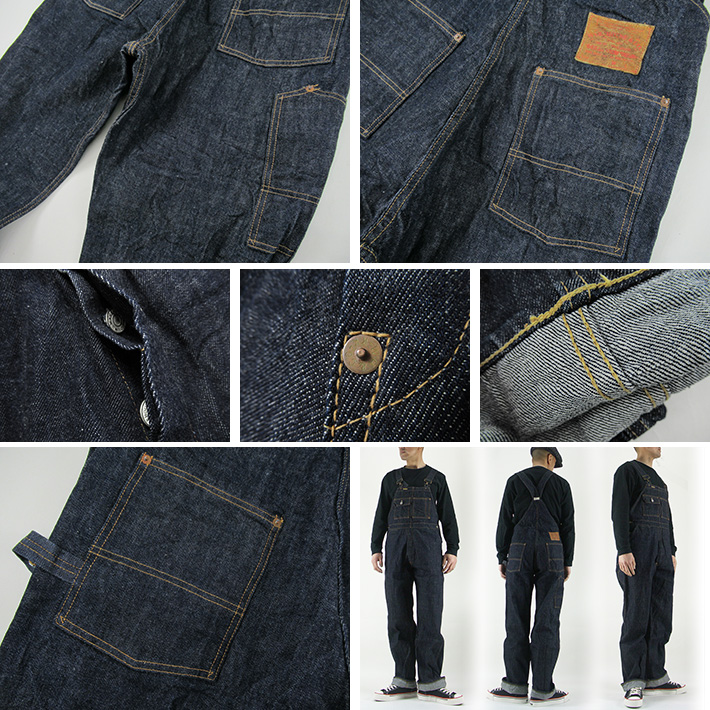 WAREHOUSE ウエアハウス ダックディガー DD-1006XX No.1 Denim Overall