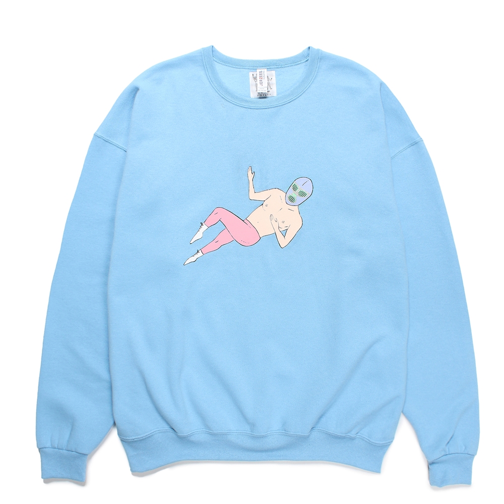 WACKO MARIA/世界平和プロジェクト / SWEAT SHIRT（BLUE）［クルー