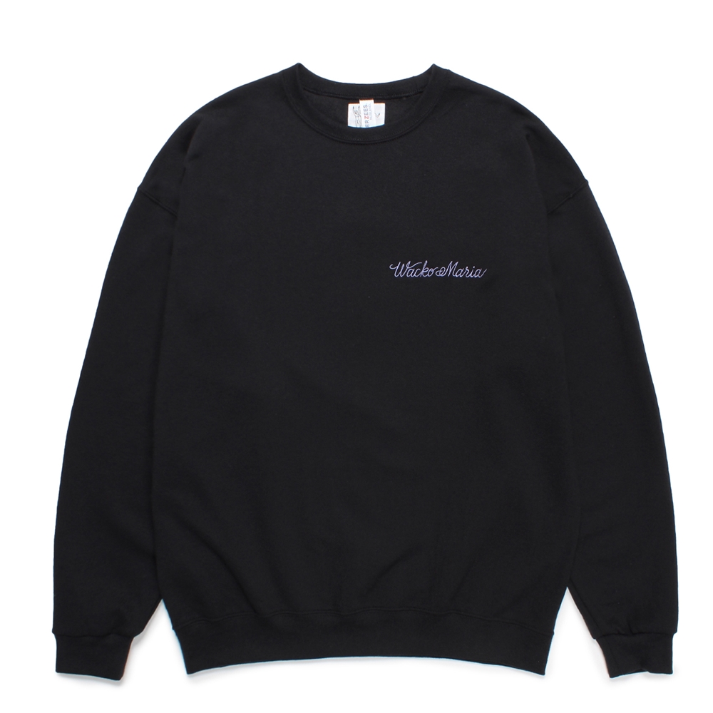 WACKO MARIA/世界平和プロジェクト / SWEAT SHIRT（BLACK）［クルー