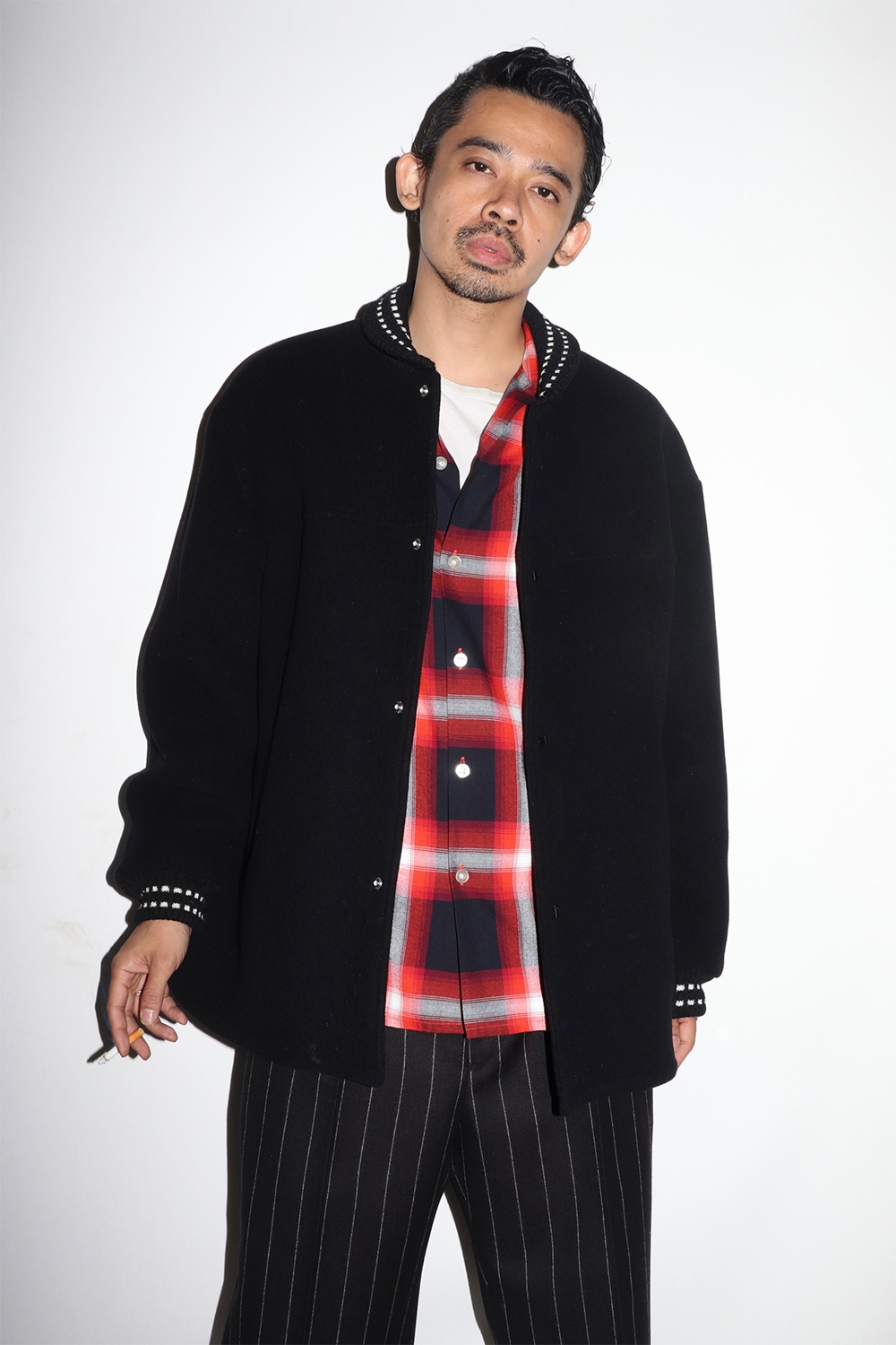 WACKO MARIA/CAR CLUB JACKET（BLACK）［カークラブJKT-24秋冬］ - JONAS