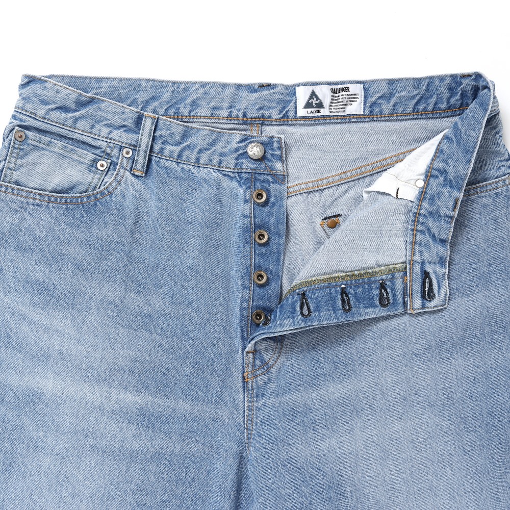 CHALLENGER/DENIM PANTS（WASHED INDIGO）［デニムパンツ-25春夏］ - JONAS