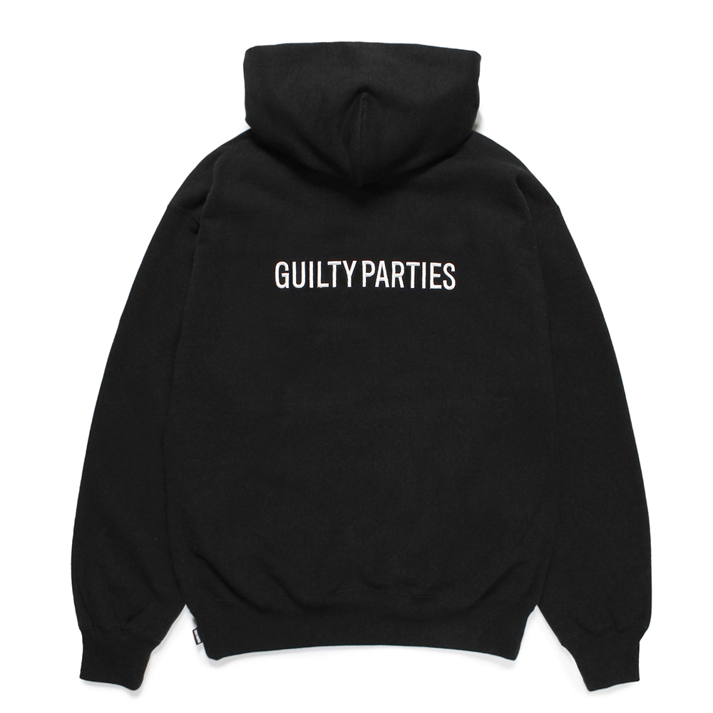 WACKO MARIA/HEAVY WEIGHT FULL ZIP HOODED SWEAT SHIRT（BLACK
