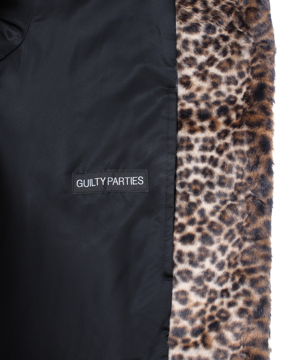 WACKO MARIA/LEOPARD FAUX FUR CAR CLUB JACKET（BEIGE）［レオパード