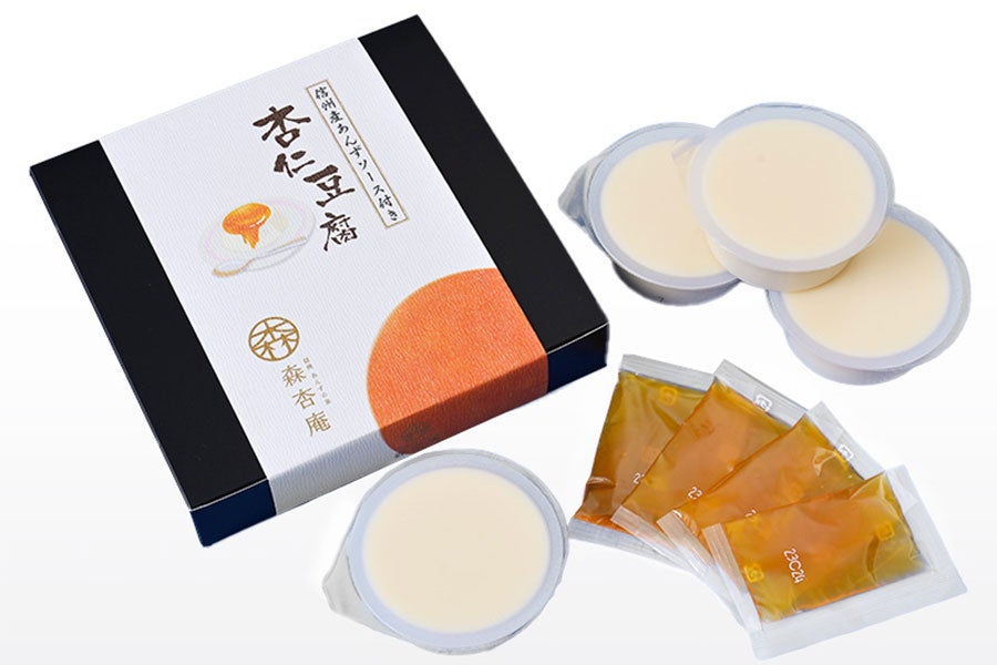 令和8年2月再販予定】森食品工業 杏仁豆腐 70g×4個 信州産あんずソース