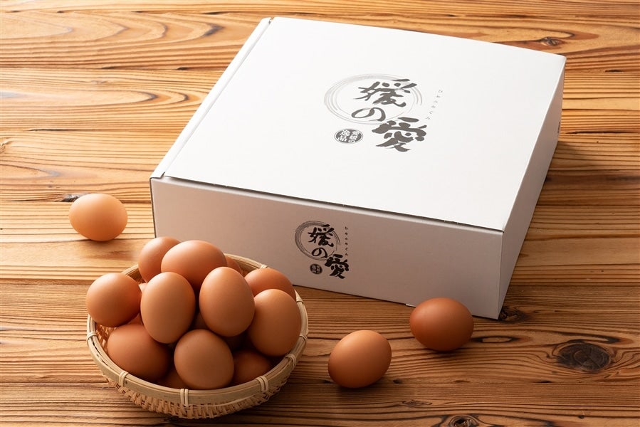 ZK－2】たまご「媛の愛(めぐみ)」家庭用+贈答用セット（30個×各1箱