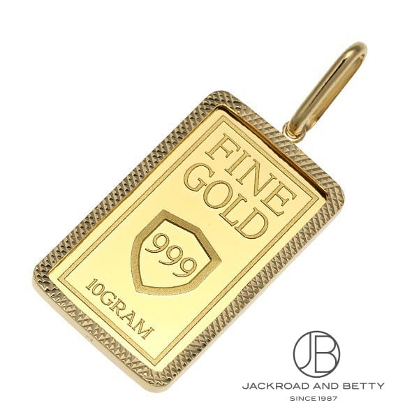 K24 インゴット 10g ペンダントトップ[] K24Fine Gold Ingot 10g