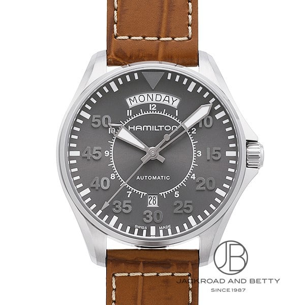 カーキ アビエーション パイロット デイデイト オート[H64615585