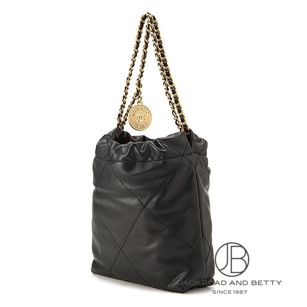 CHANEL 22 ミニ ハンドバッグ ブラック 黒[AS3980 B14407 94305