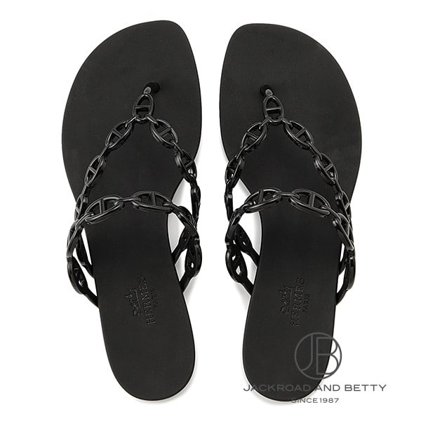 サンダル アイランド ノワール ブラック 黒 36[H241051Z] Sandals