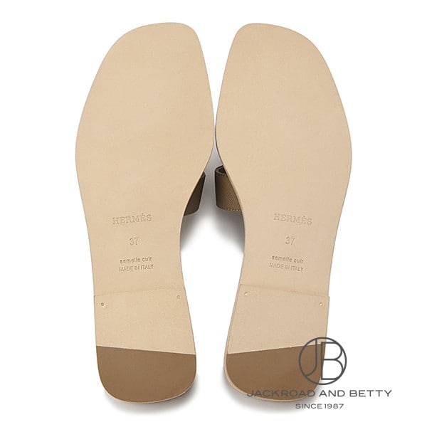 サンダル オラン エトゥープ ベージュ 37[H202272Z] Sandals Oran