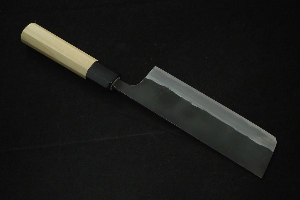 飯塚 重房作 黒打菜切 5寸5分（八角柄） | 日本刃物総本店