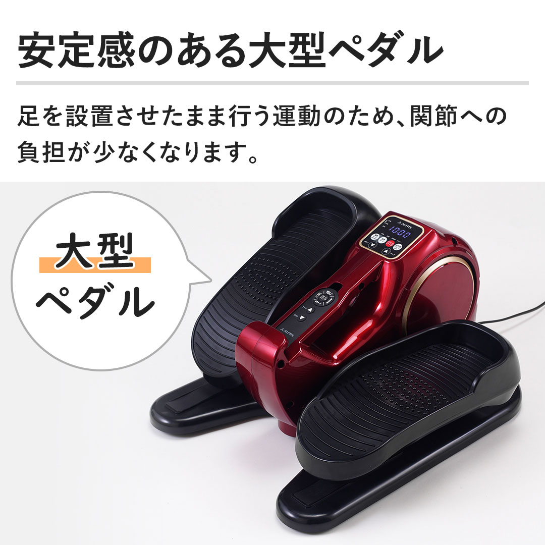 アルインコ フィットネス用品 電動ラクこぎサイクル レッド FA3024R