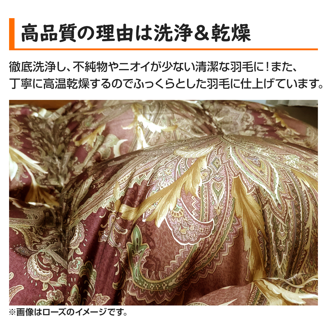 モリリン 布団・快眠グッズ ハンガリー産ダウン90%羽毛布団 セミダブル