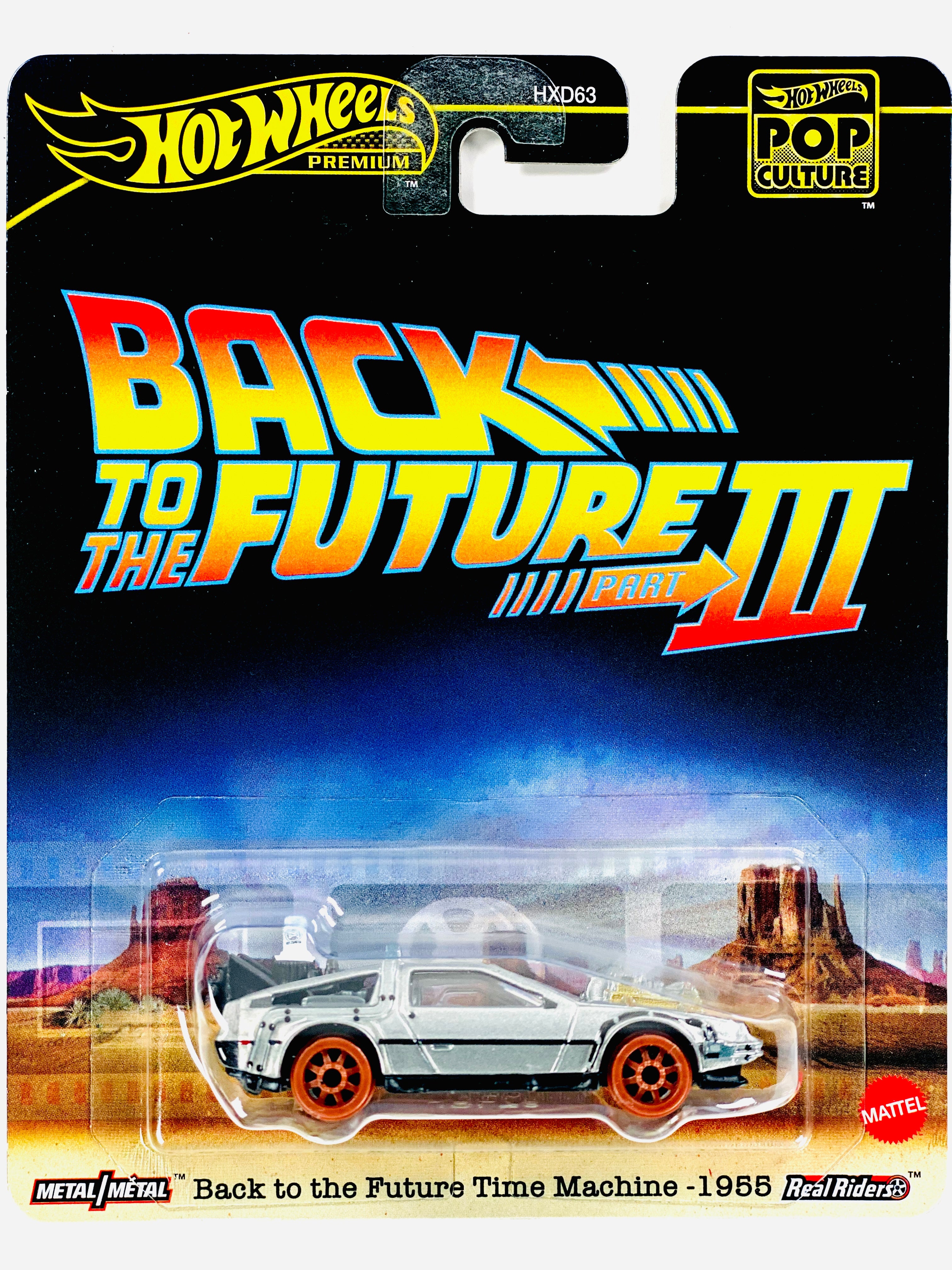 Hot Wheels 2025 Pop Culture Case L Back to the Future Time Machine
