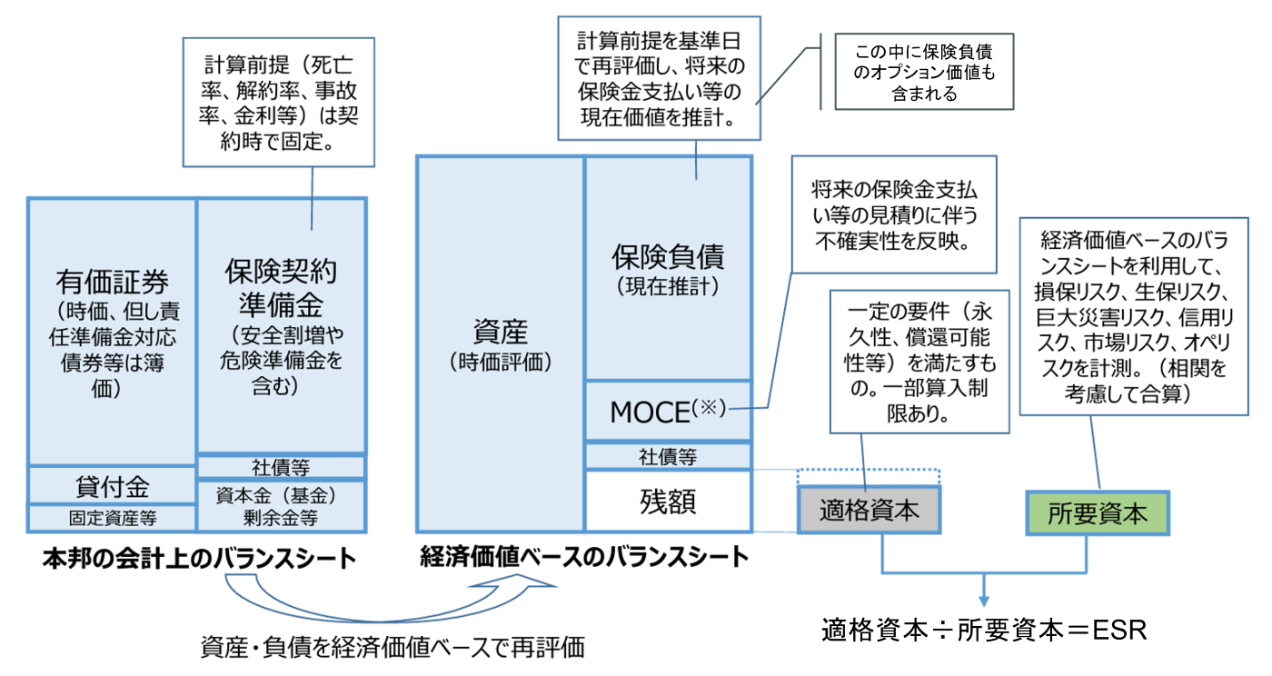 経済価値ベースのソルベンシー規制（ESR規制）の保険業界への導入