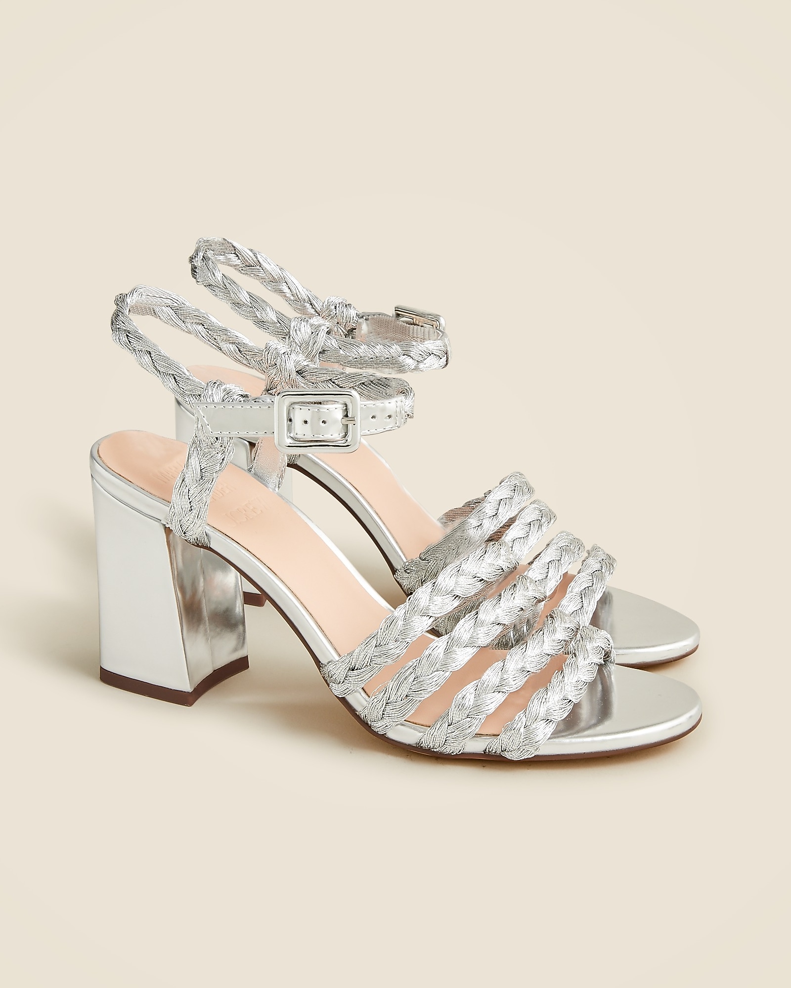 Maryam Nassir Zadeh X J.Crew Braided Block-heel Sandals In