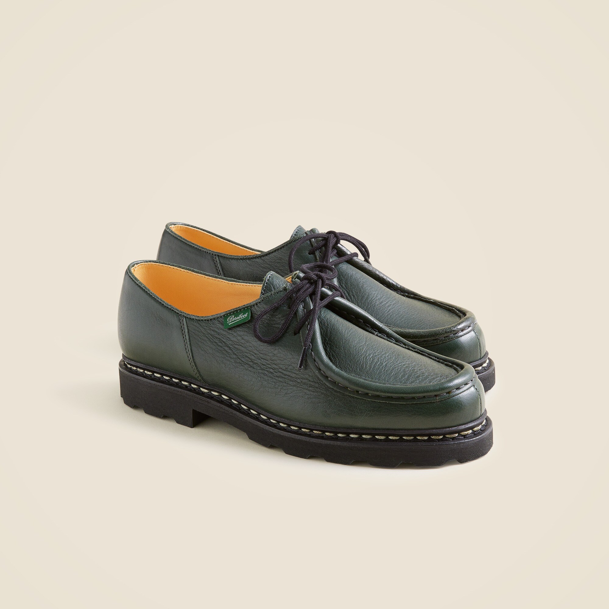 Paraboot Michael Pebble-grained Leather Derbys For Men | J.Crew