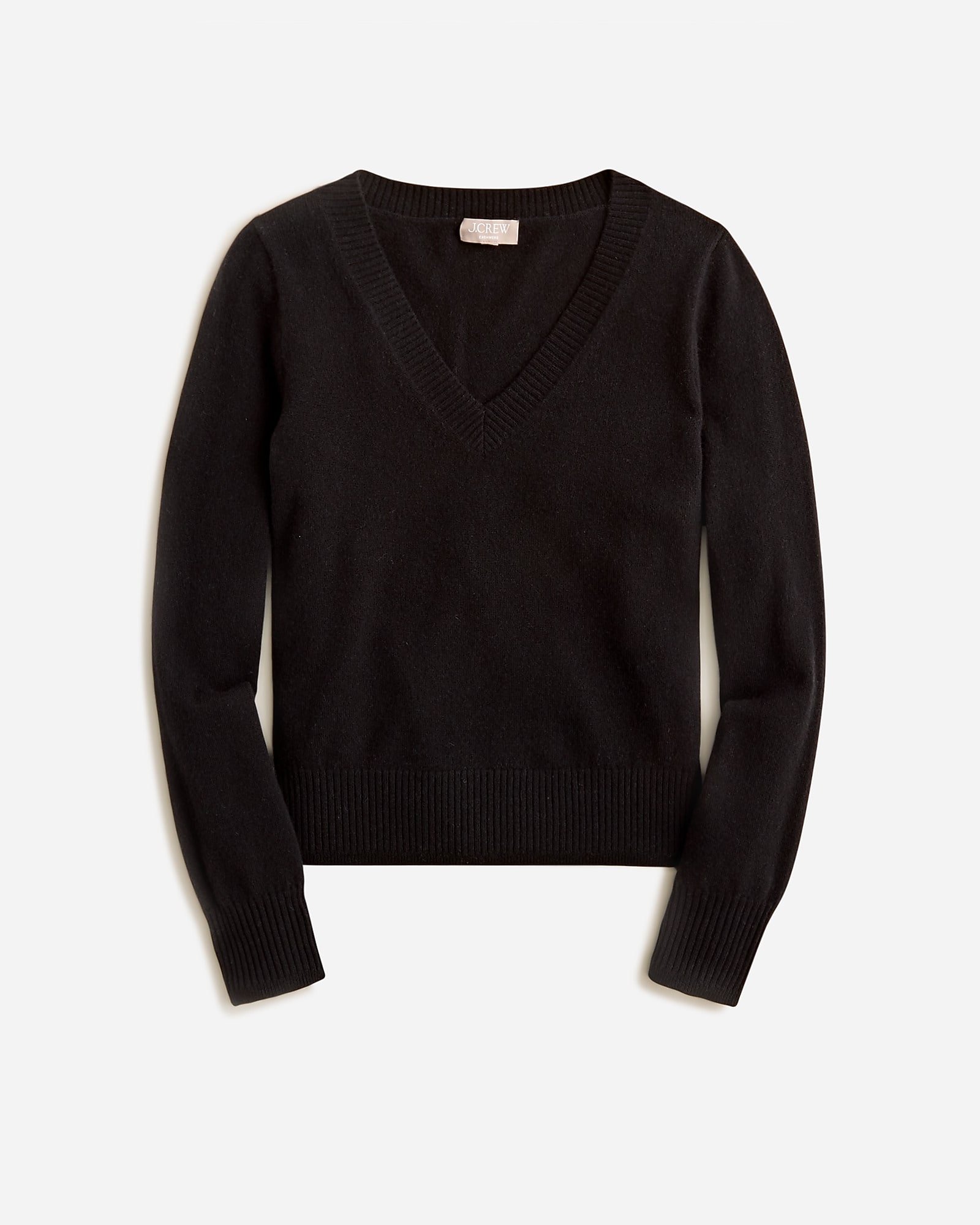 Cashmere Shrunken V-neck Sweater For Women | J.Crew