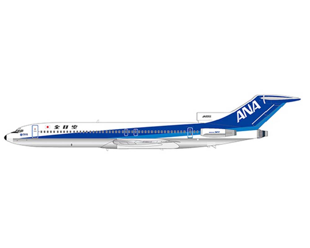 航空機・ヘリコプター ANA B727-200 JA8344 1/200 航空機