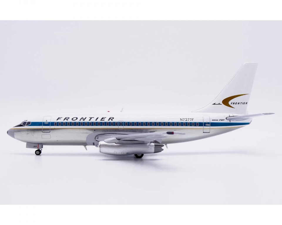 www.JetCollector.com: Frontier B737-200 polished, w/stand N7377F 1