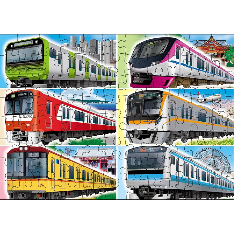 KMN-JP-45 STEP4 都市を走る電車 54/70/88ピース くもん出版 の商品