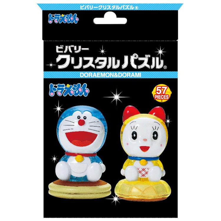 BEV-50255 クリスタルパズル ドラえもん＆ドラミ 57ピース ビバリー の