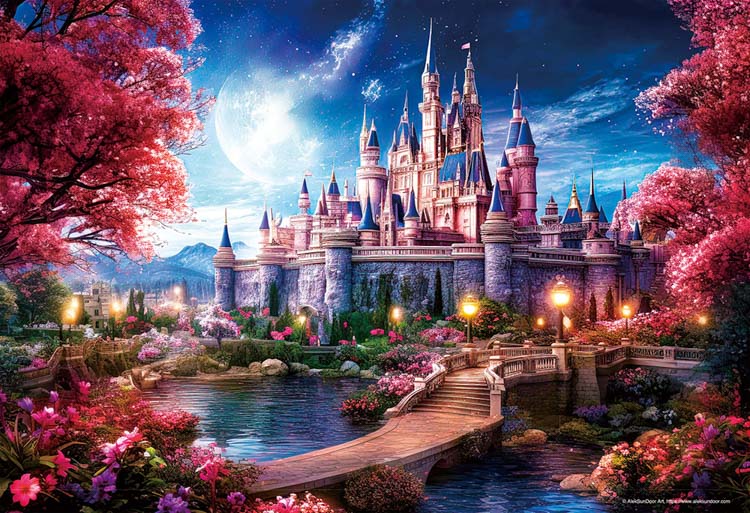 BEV-500S-018 アレキサンダー 月に輝く庭 500ピース ビバリー の商品