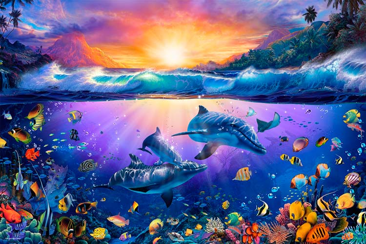 YAM-10-1449 ラッセン トワイライトインパラダイスII 1000ピース