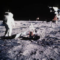 人類初、月面着陸に成功したアメリカの宇宙船「アポロ…：アポロ11号