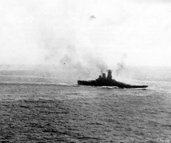 戦艦大和 1944（昭和19）年10月のレイテ沖海戦で…：戦艦大和