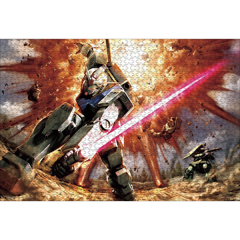 赤い彗星の脅威 機動戦士ガンダム ジグソーパズル 1000ピース 50×75cm