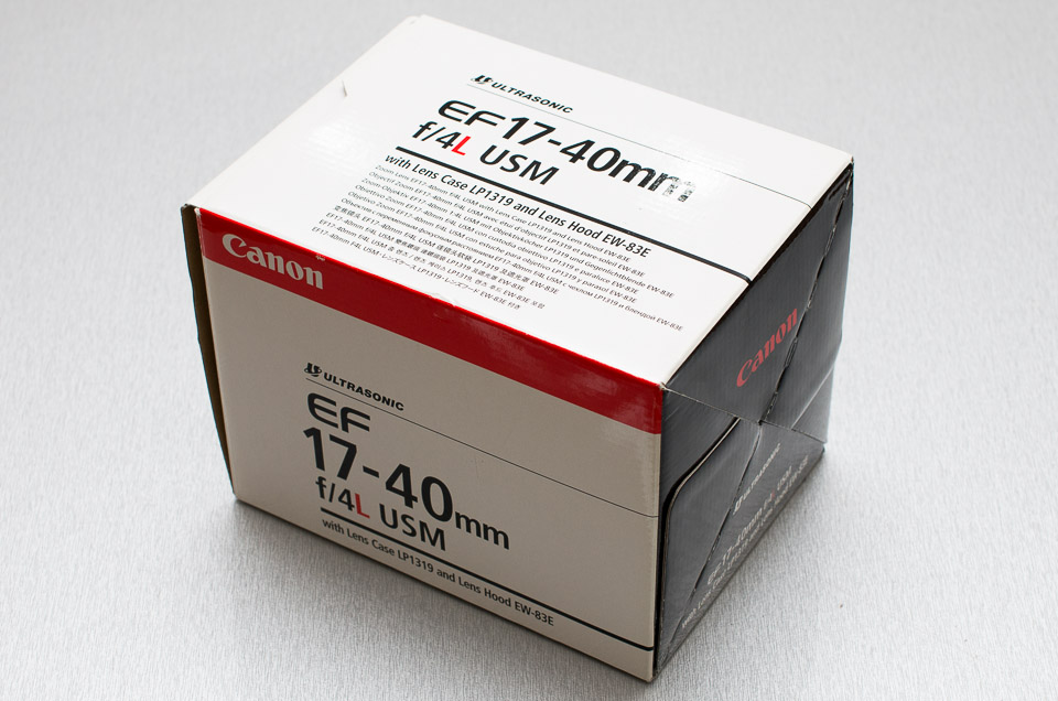 Canon EF17-40mm F4L USM購入！ 手持ちのLレンズとサイズ比較してみた