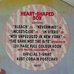 NIRVANA - Heart Shaped Box (6x CD + BOOK, T-SHIRT BOX SET