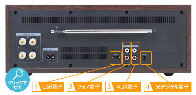 SANSUI 真空管ハイブリッドCDステレオシステム SMC-500BT - Just MyShop