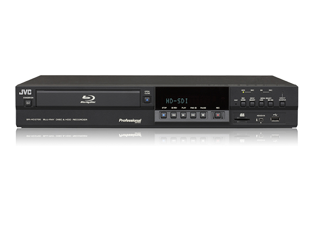 業務用ブルーレイディスク＆HDDレコーダー SR-HD2700 | 映像制作機材 | JVC
