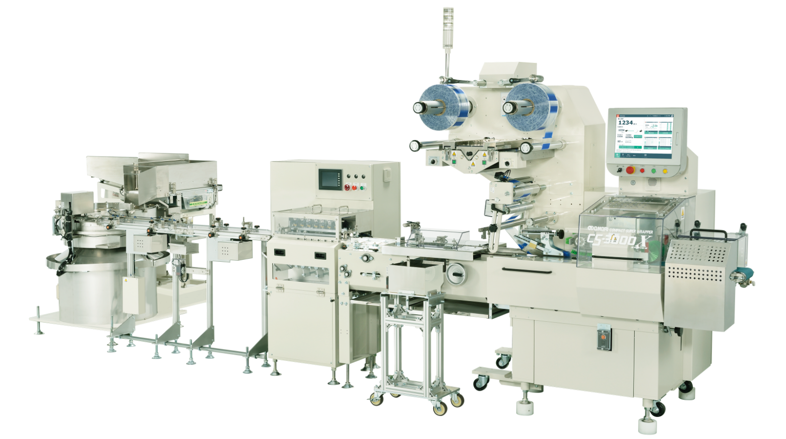 ピロー包装の製品一覧｜自動包装機の開発・製造・販売を行う大森機械工業