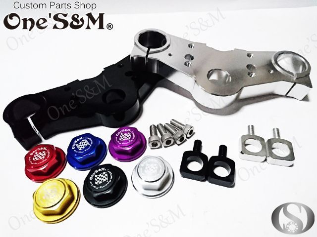 CBX400F NC07専用 最高級 CNC トップブリッジSP ステムナット付き