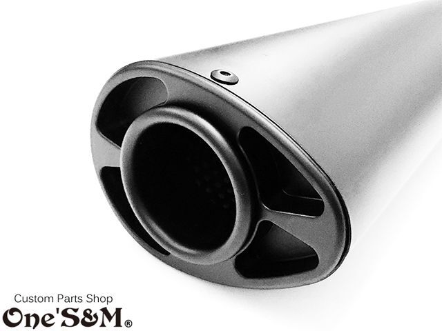 ワンズ管 スリップオンマフラーセット シングルサークルサイレンサー