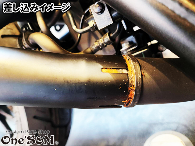 ワンズ管 スリップオンマフラーセット クラシックサイレンサー HONDA