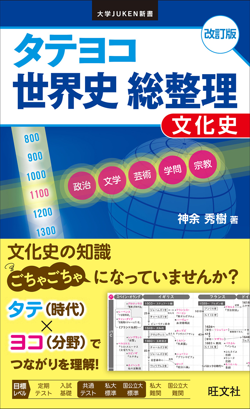 タテヨコ 世界史 総整理 文化史 改訂版 | 旺文社