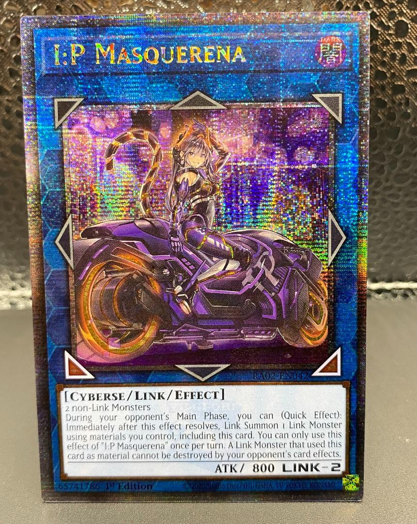 PSA10値下げ中 遊戯王 IPマスカレーナ 絵違い プリズマ プリシク