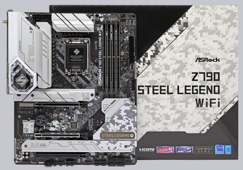 ASRock Z790 Steel Legend WiFi Motherboard Review Layout, design